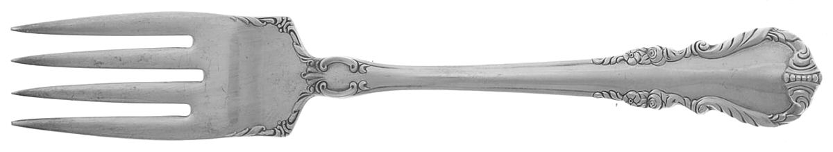 Melanie (Sterling, 1959) Medium Solid Cold Meat Serving Fork by Wallace Silver-1