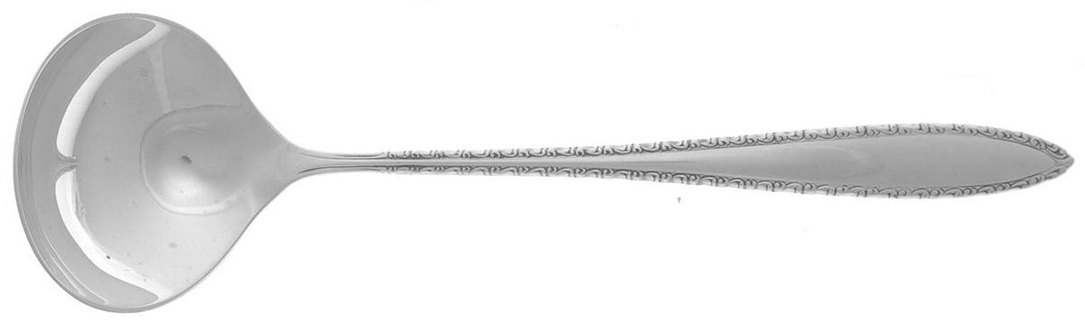 Michele (Sterling, 1968) Solid Piece Cream Ladle by Wallace Silver-1