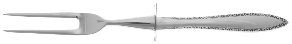 Michele (Sterling, 1968) Small Steak Carving Fork with Stainless Prongs by Wallace Silver-1
