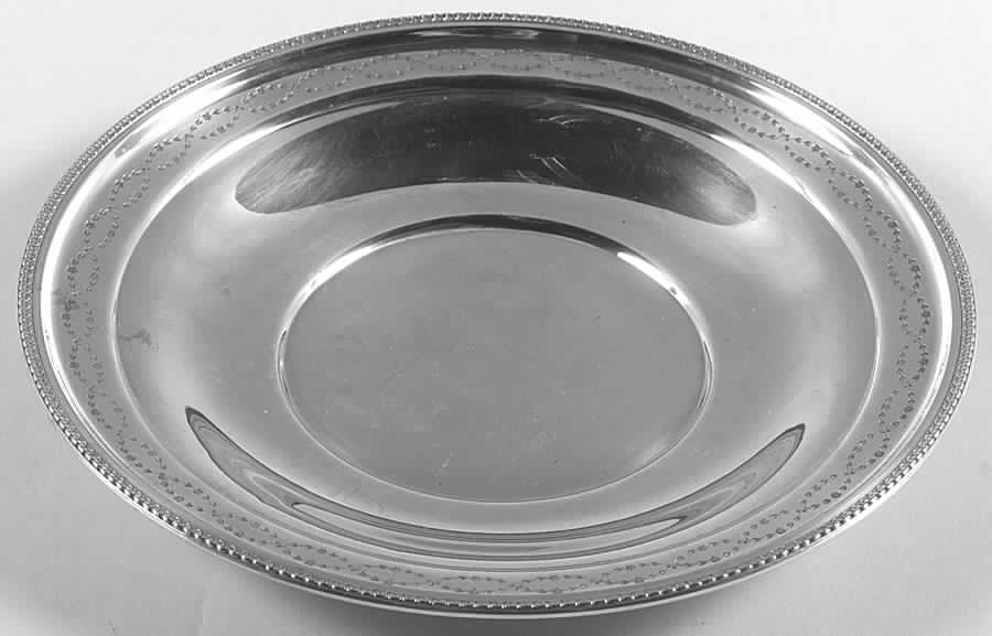 Sterling Hollowware 9" Sandwich Plate by Wallace Silver-1