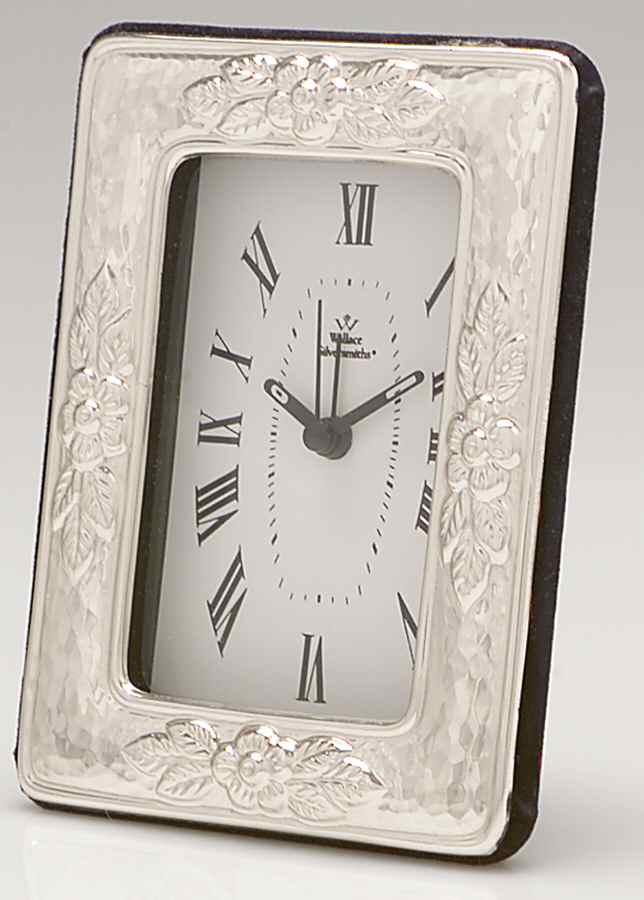 Sterling Hollowware Clock by Wallace Silver-1