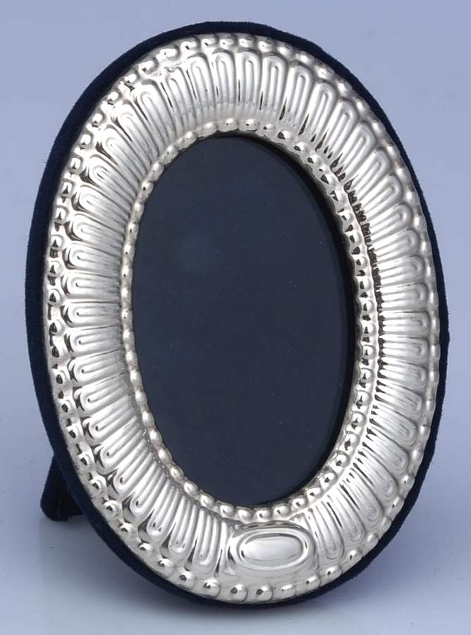 Sterling Hollowware Small Oval Frame by Wallace Silver-1