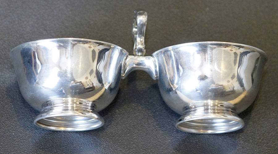 Silverplate Hollowware 2 Part Handled Bon Bon by Wallace Silver-1