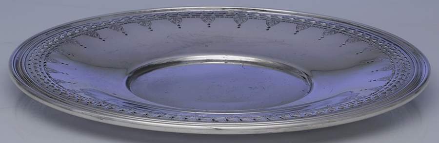 Silverplate Hollowware 10" Sandwich Plate by Wallace Silver-1