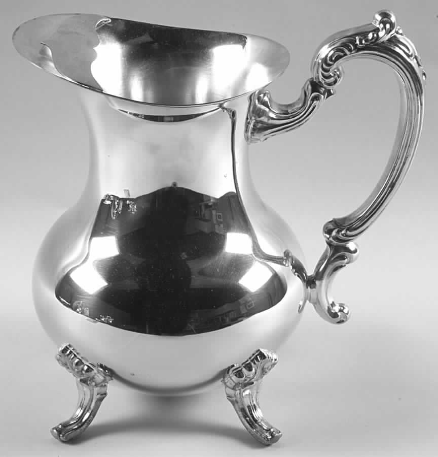 Silverplate Hollowware Silverplate Water Pitcher by Wallace Silver-1