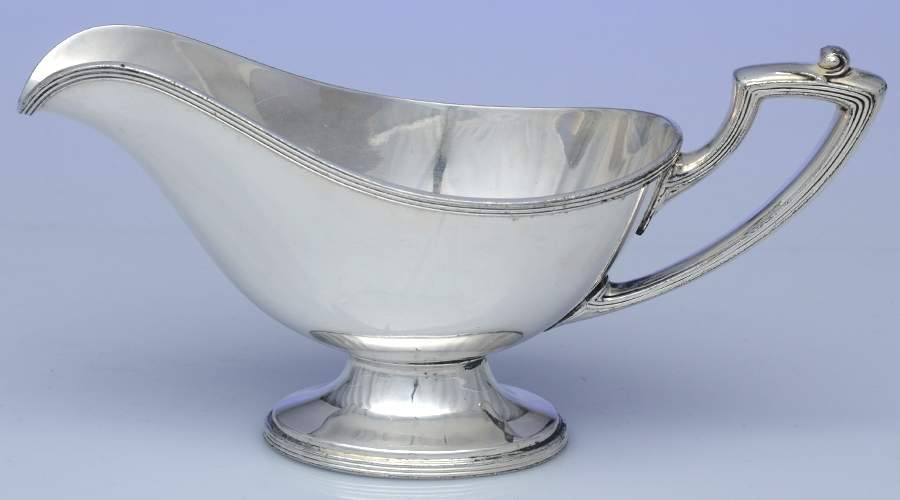 Silverplate Hollowware Silverplate Gravy Boat by Wallace Silver-1