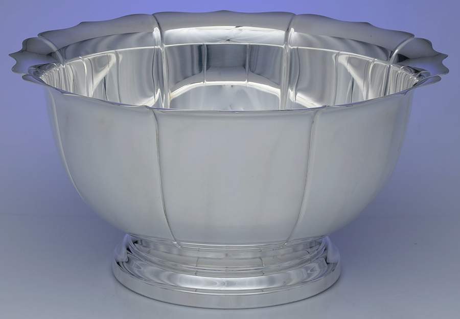 Silverplate Hollowware Punch Bowl by Wallace Silver-1