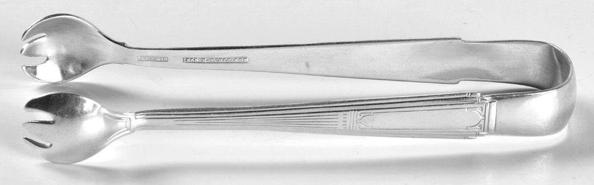Mode (Silverplate, 1930) Sugar Tongs by Wallace Silver-1