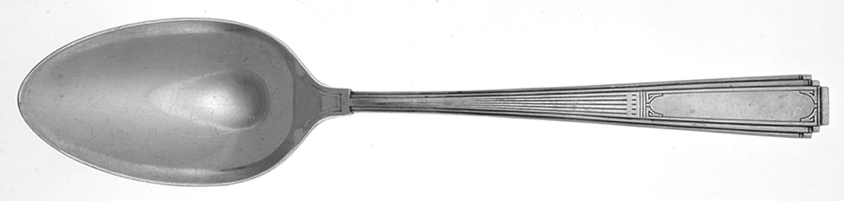 Mode (Silverplate, 1930) Tablespoon (Serving Spoon) by Wallace Silver-1
