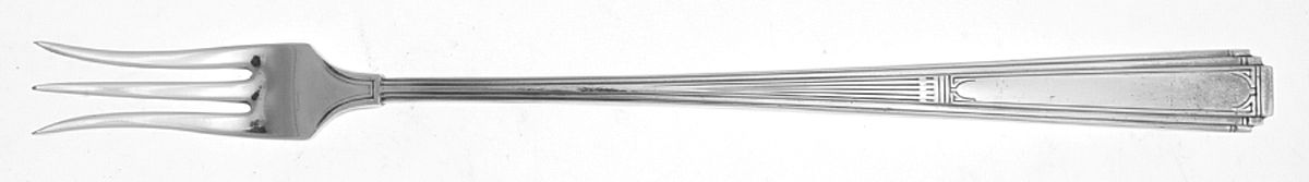 Mode (Silverplate, 1930) Long Handle Pickle/Olive Fork by Wallace Silver-1