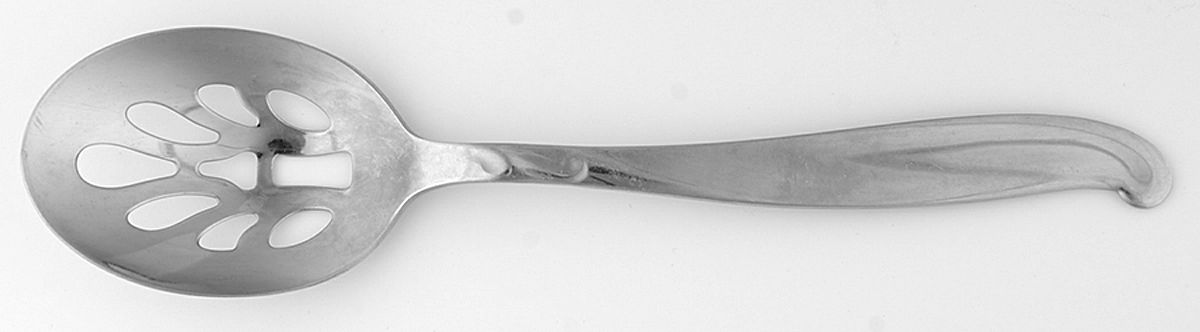 Modernaire (Stainless) Pierced Tablespoon (Serving Spoon) by Wallace Silver-1