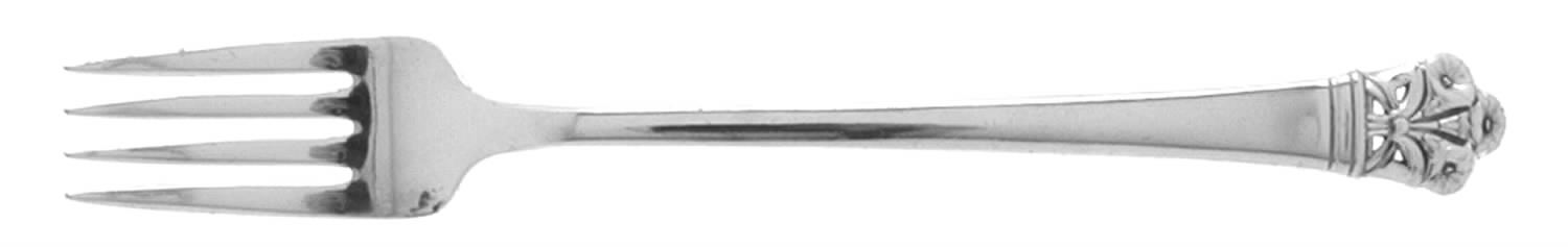 Morning Glory (Silverplate, 1945) Grille Fork (Viande) by Wallace Silver-1