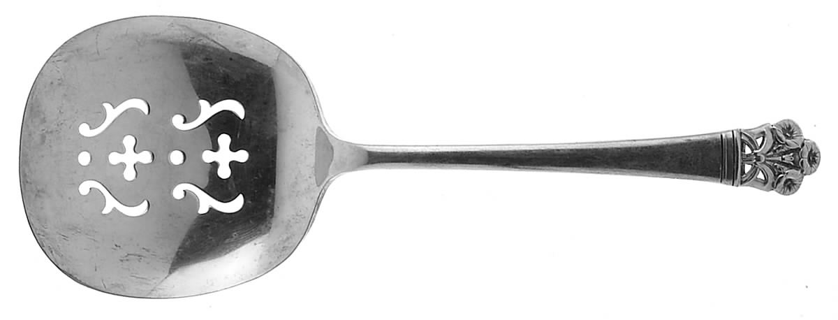 Morning Glory (Silverplate, 1945) Tomato Server, Solid Piece by Wallace Silver-1
