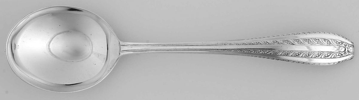 Mozart (Sterling, 1938) Round Bowl Soup Spoon (Gumbo) by Wallace Silver-1
