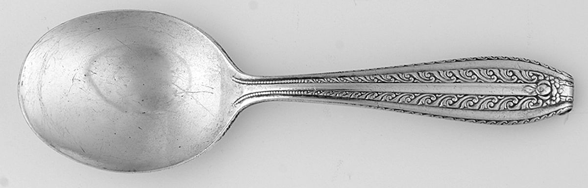Mozart (Sterling, 1938) Straight Handle Baby Spoon by Wallace Silver-1