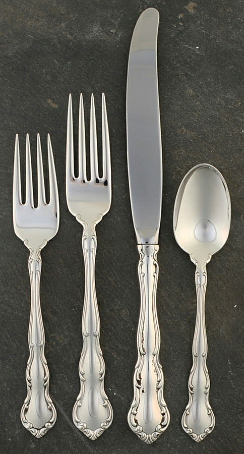 My Love (Sterling, 1958) 4 Piece Dinner Size Setting by Wallace Silver-1