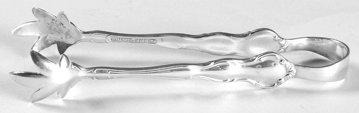 My Love (Sterling, 1958) Small Sugar Tongs by Wallace Silver-1