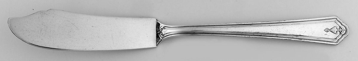 Nancy Dean (Silverplate, 1930) Flat Handle Master Butter Knife by Wallace Silver-1