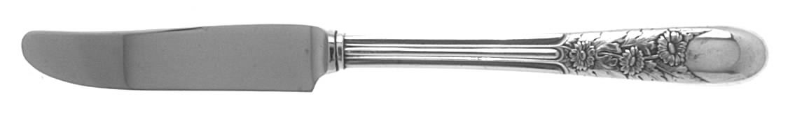 Nine Flowers (Silverplate, 1933) New French Hollow Grille Knife by Wallace Silver-1