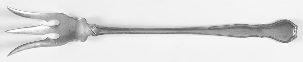 Nile (Sterling, 1908, No Monograms) Large Lettuce Serving Fork by Wallace Silver-1