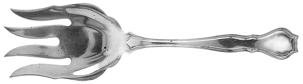 Nile (Sterling, 1908, No Monograms) Solid Salad Serving Fork by Wallace Silver-1