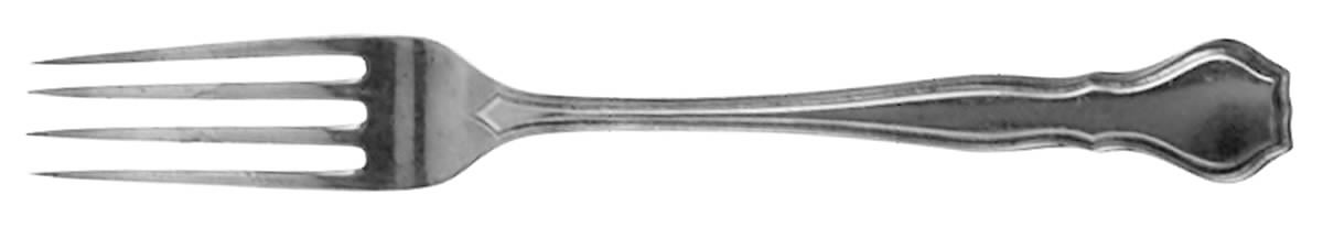 Nile (Sterling, 1908, No Monograms) Solid Youth Tea Fork by Wallace Silver-1