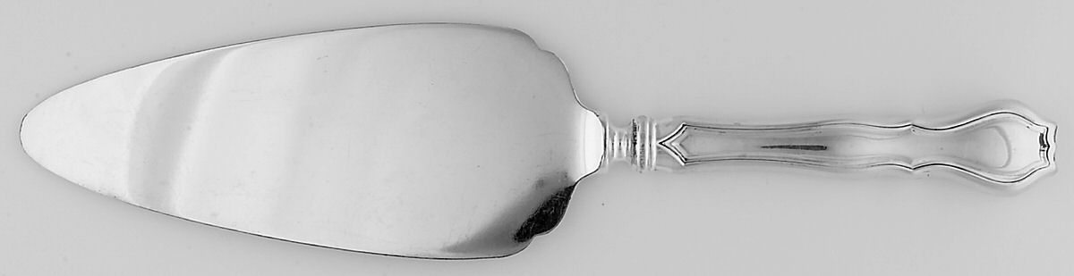 Nile (Sterling, 1908, No Monograms) Pie Server with Silverplate Blade by Wallace Silver-1