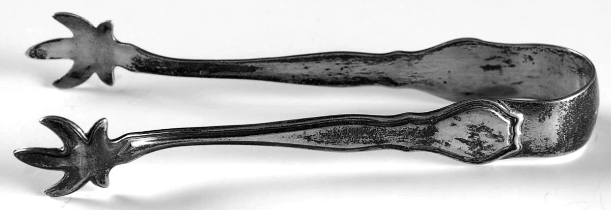 Nile (Sterling, 1908, No Monograms) Large Sugar Tongs by Wallace Silver-1