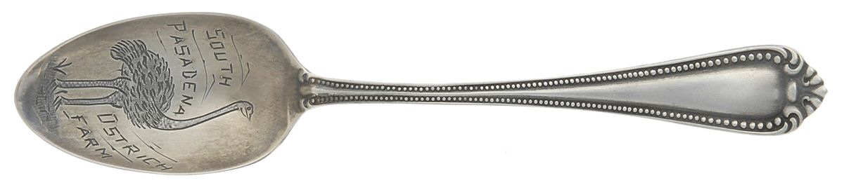 No. 4 (Sterling, 1896) Souvenir Spoon (Five O'Clock) by Wallace Silver-1