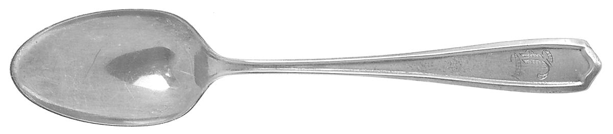 No. 44 (Sterling, 1910) Monogram Five O'Clock Teaspoon by Wallace Silver-1