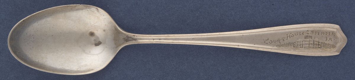 No. 44 (Sterling, 1910) Souvenir Spoon (Five O'Clock) by Wallace Silver-1