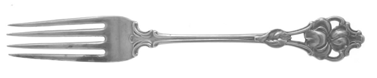 No. 80 (Sterling, 1909) Solid Youth Tea Fork by Wallace Silver-1