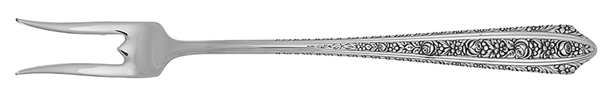 Normandie (Sterling, 1933) Fork-Pickle/Olive-Short Handle by Wallace Silver-1