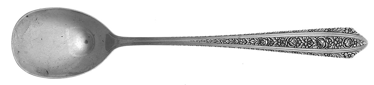 Normandie (Sterling, 1933) Large Sherbet Spoon by Wallace Silver-1