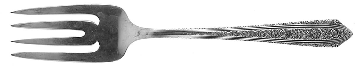 Normandie (Sterling, 1933) Individual Salad Fork by Wallace Silver-1