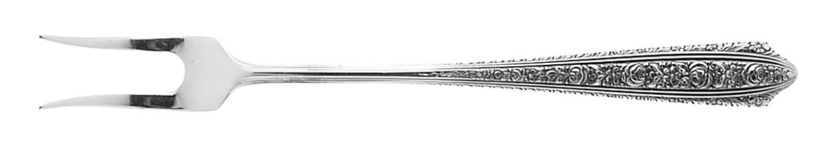 Normandie (Sterling, 1933) Short Handle Pickle/Olive Fork by Wallace Silver-1