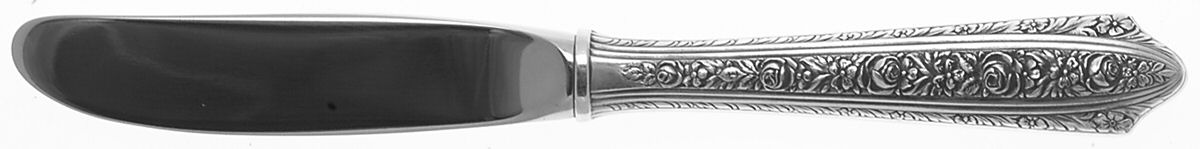 Normandie (Sterling, 1933) Modern Hollow Butter Spreader (Stainless) by Wallace Silver-1