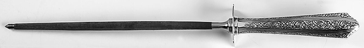 Normandie (Sterling, 1933) Large Steel Rod Knife Sharpener by Wallace Silver-1