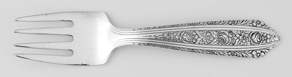 Normandie (Sterling, 1933) Baby Fork by Wallace Silver-1
