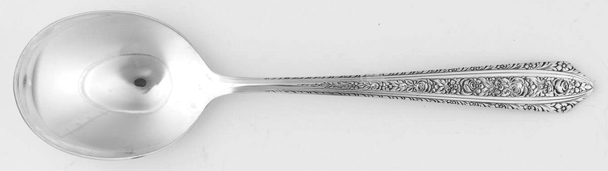 Normandie (Sterling, 1933) Round Bowl Soup Spoon (Cream Soup) by Wallace Silver-1