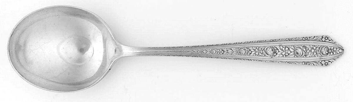 Normandie (Sterling, 1933) Round Bowl Soup Spoon (Gumbo) by Wallace Silver-1