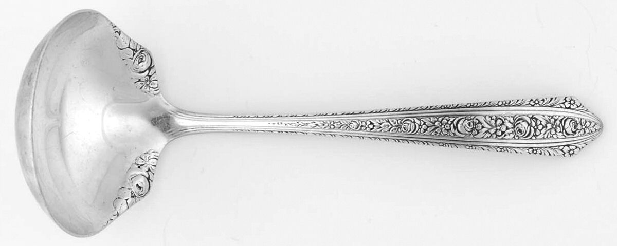 Normandie (Sterling, 1933) Solid Gravy Ladle by Wallace Silver-1