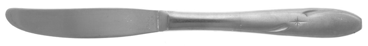North Star (Stainless) Modern Solid Knife by Wallace Silver-1