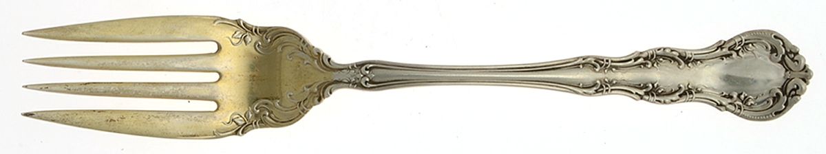 Irving (Sterling, 1900, R, W & S Stamp) Individual Salad Fork by Wallace Silver-1