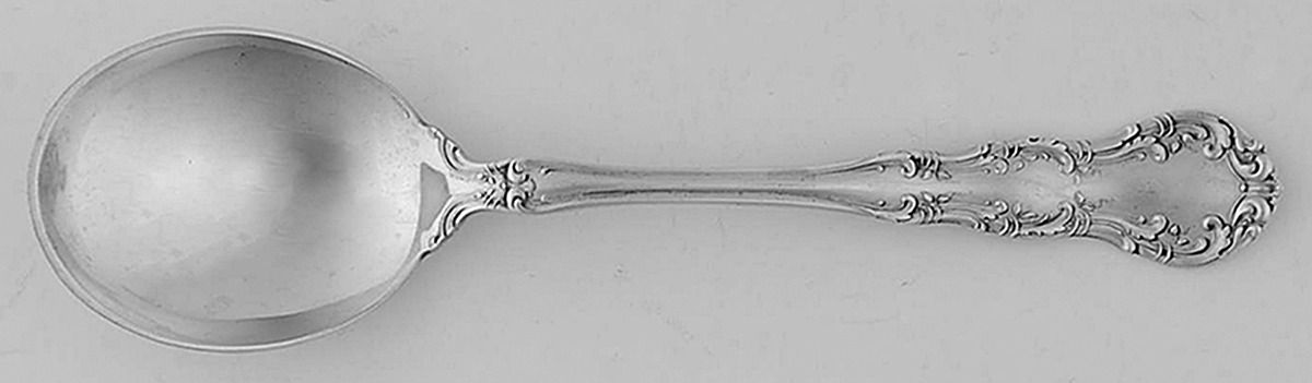Irving (Sterling, 1900, R, W & S Stamp) Large Round Bowl Soup Spoon (Bouillon) by Wallace Silver-1