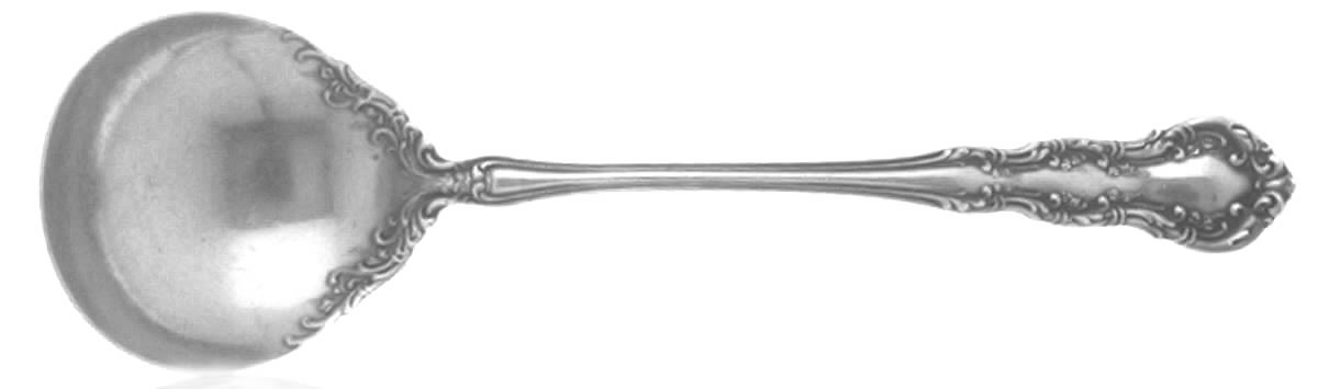 Irving (Sterling, 1900, R, W & S Stamp) Round Bowl Soup Spoon (Cream Soup) by Wallace Silver-1