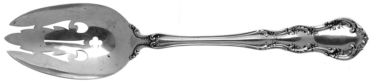 Irving (Sterling, 1900, R, W & S Stamp) Pierced Tablespoon (Serving Spoon) by Wallace Silver-1