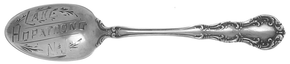 Irving (Sterling, 1900, R, W & S Stamp) Souvenir Spoon (Five O'Clock) by Wallace Silver-1