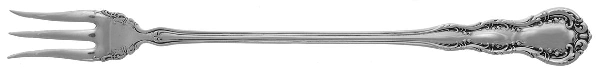 Irving (Sterling, 1900, R, W & S Stamp) Long Handle Olive Fork by Wallace Silver-1