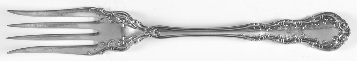 Irving (Sterling, 1900, R, W & S Stamp) Individual Solid Fish Fork by Wallace Silver-1